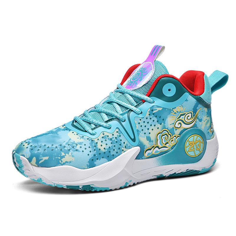 Fashion Men Basketball Shoes Cushioned Flat Sneaker Comfortable Train Athlete High Quality Sports Shoes Breathable Light Casual Sneakers