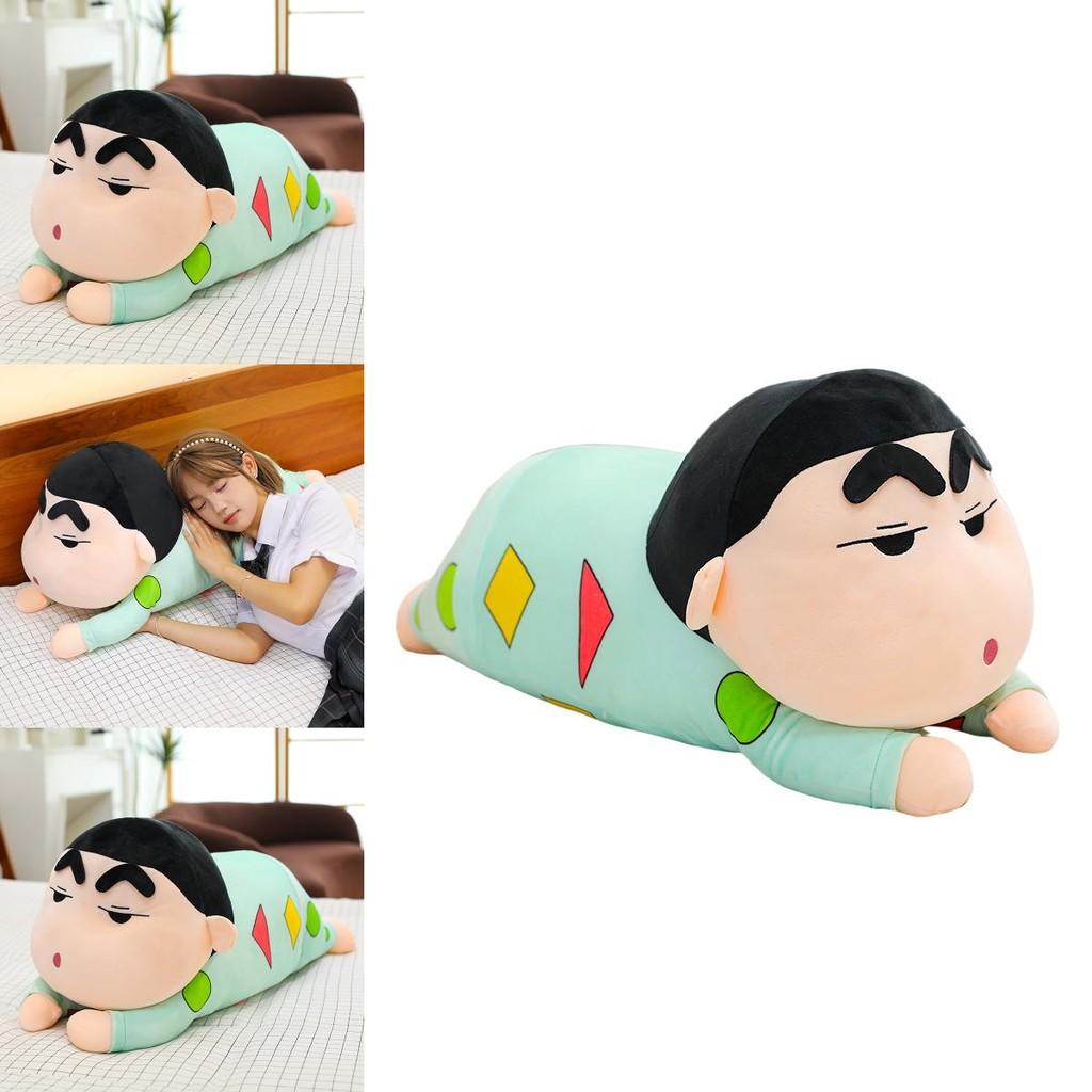 Crayon Shin Chan Sleeping Pose Plush Cartoon Soft Bed Decor Gift For Kids