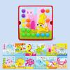 Cute Mushroom Nail Puzzle Toy Cartoon Animal Color Matching Puzzles Children Gift