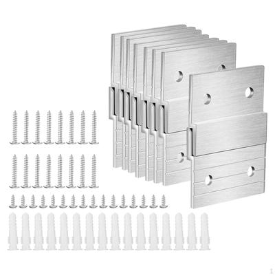 8 Paar französische Bildaufhänger, Wandhalterung, robustes, robustes Hardware-Set für Paneele