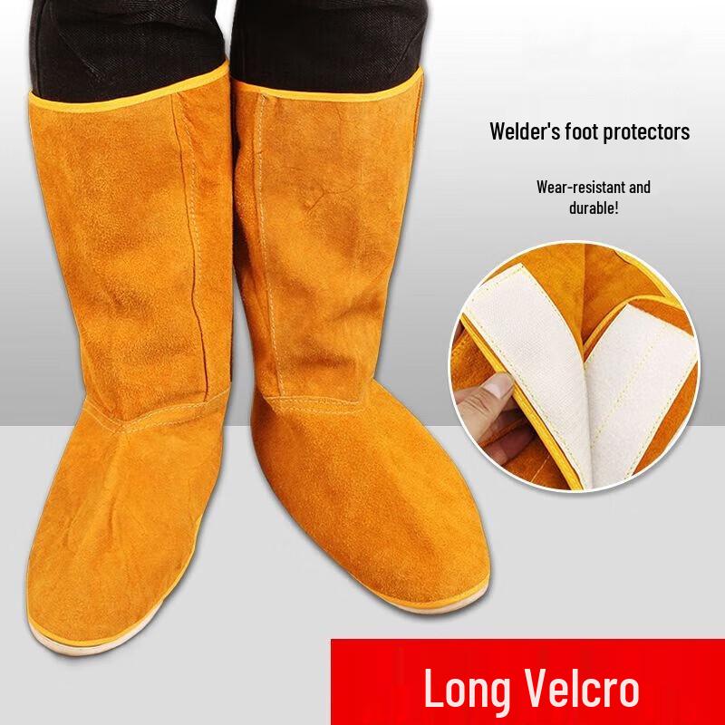 Cowhide Welding Heat-Resistant Foot Protectors