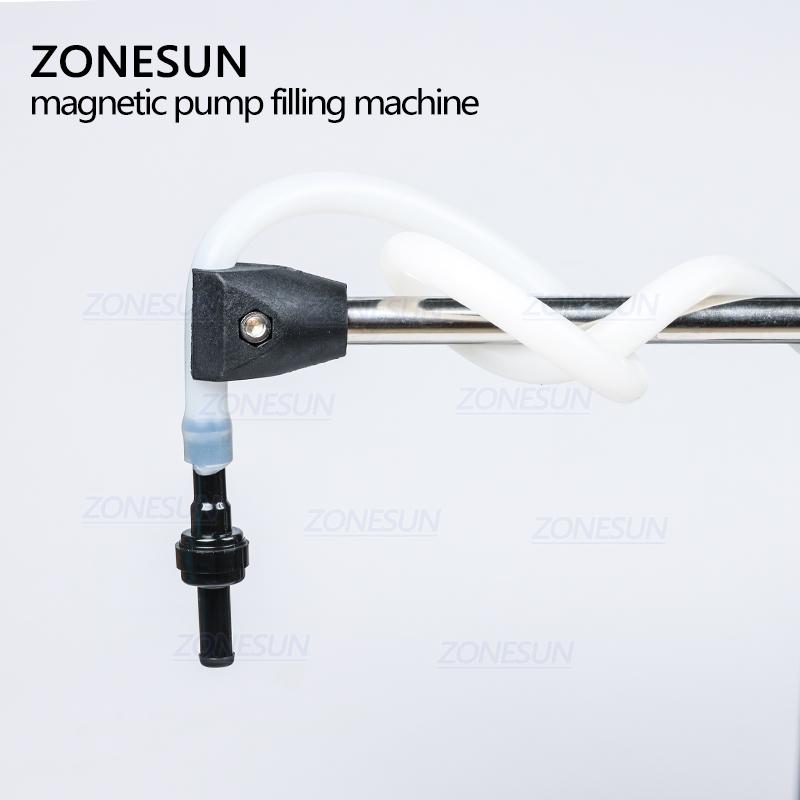 ZONESUN GZ-YG1 Automatic Magnetic Pump Filling Machine Beverage Perfume ethanol Alcohol Hydrogen Peroxide Essential Oil Liquid