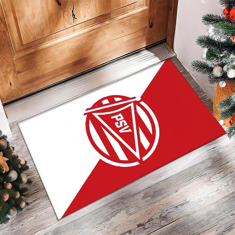 PSV Eindhoven FC Soccer Football Pattern Soft Area Rug Non Slip Indoor Floor Carpet Sports Decor Mat for Bedroom