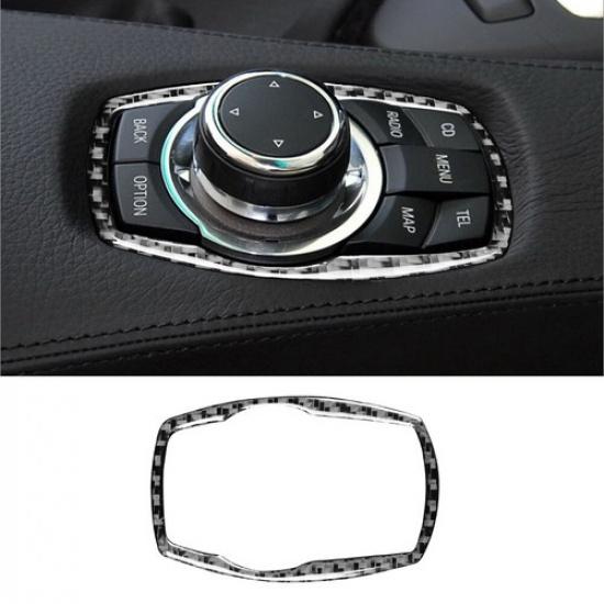Carbon Fiber Interior Radio Control Cover Trim For BMW 6 Series M6 2008-2010