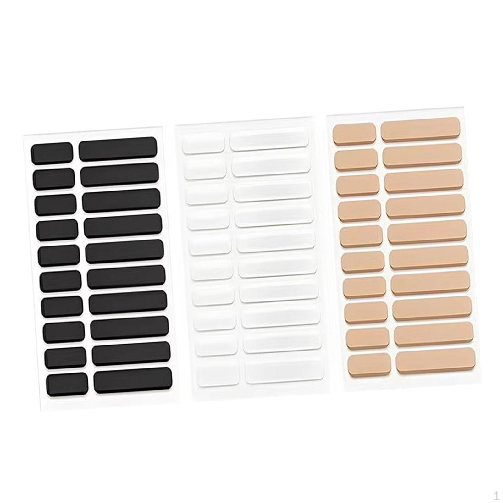 

60x Size Adjuster Spacer Strips Self Sticky Backing Comfortable 3 Colors EVA Silicone Sizer Pads