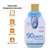 Digital Temperature & Humidity Data Logger Single Use PDF Report USB Port 10000 Points High Accuracy Cold Chain