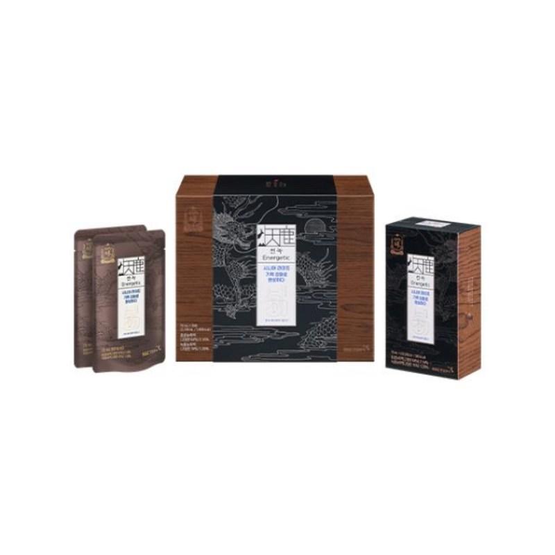 Cheongkwanjang Cheonnok Energetic 30 packets VIP birthday wedding anniversary top quality premium red ginseng health, 30 servings, 1 box