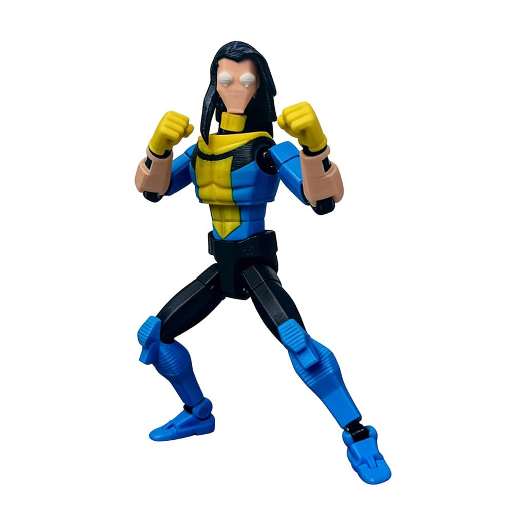 A 3D-printed Action Figure Model   From *Invincible*, Featuring Fully Articulated Joints. This Collectible Toy Offers A Highly Realistic Appearance
