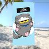 Beach Towel Oversized Lovely Z-Zo&Friendss Towel Super Absorbent Soft Swim Beachtowels For Men, Women