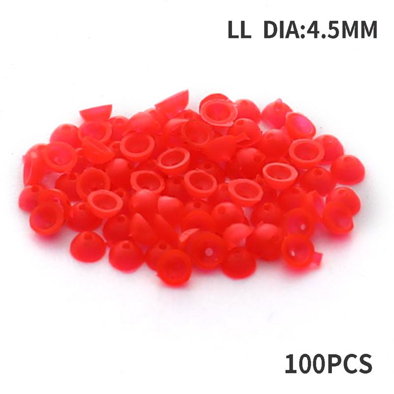 100pcs Half Round Stopper Beads For Sea Fishing Floating Tackle Accessories Tools