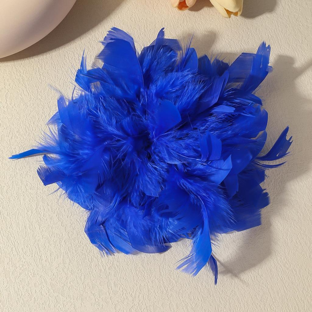 20CM Mode Übertriebene Feder Blume Große Brosche für Frauen Dame Luxus Persönlichkeit Reversnadeln Party Hochzeit Kleidung Schmuck