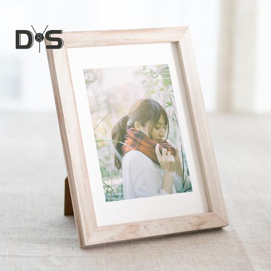 6/7/8/10-Inch/A4 Vintage Wooden Photo Frame Clear Glass Picture Display Frame Rustic Home Office Bedroom Desktop Photo Holder Decoration