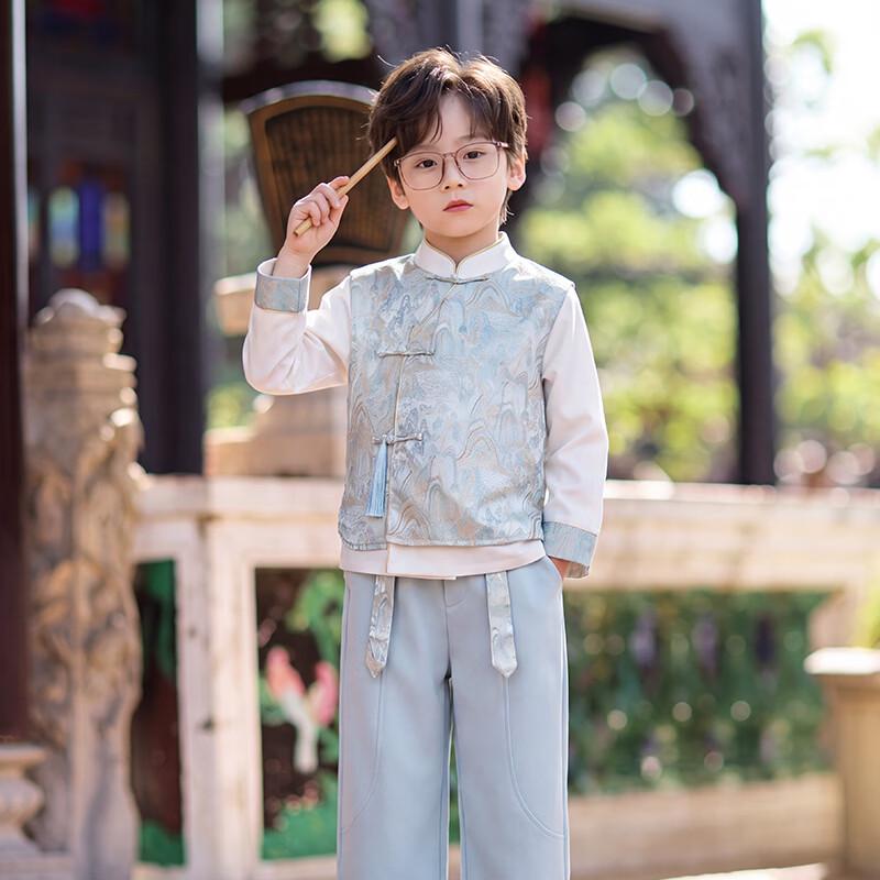 Boys' Traditional Chinese Hanfu Performance Outfit