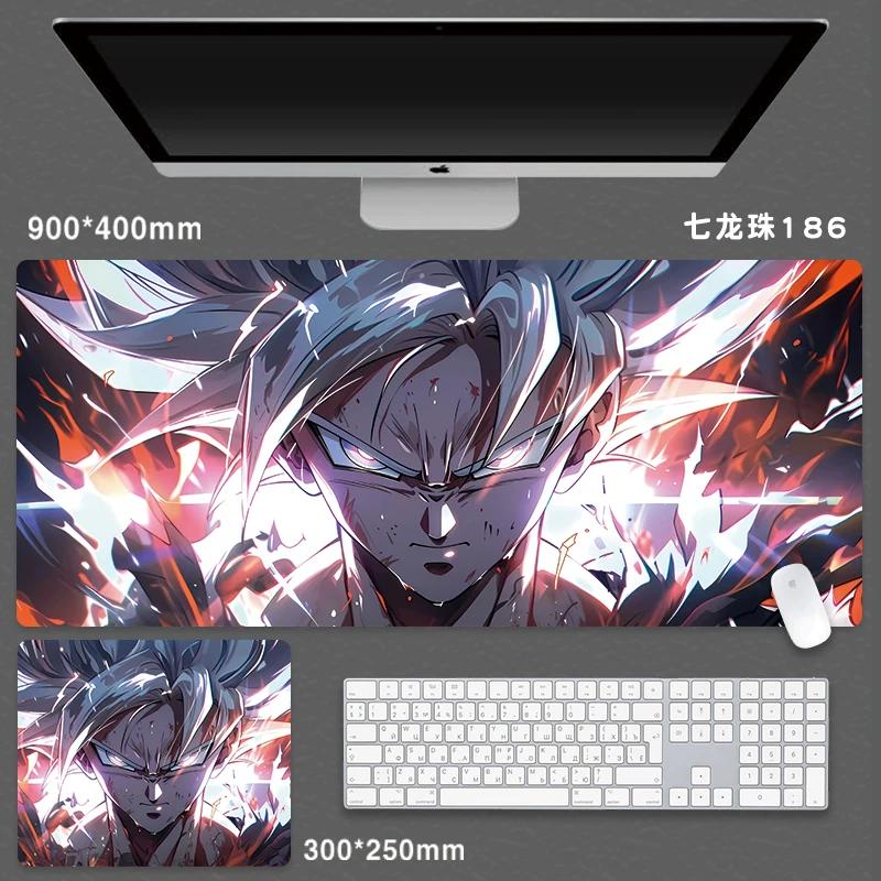 High Quality Japanese Animation Seven Dragon Ball Mouse Pad Oversized Boys Animation Two-dimensional E-sports Game Computer Keyboard Student Desk Pad