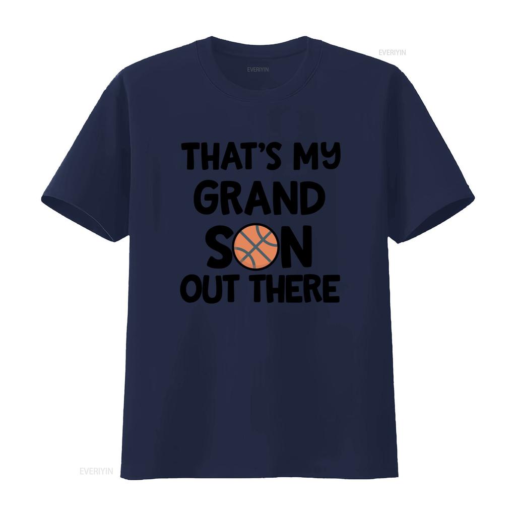 Basketball T Shirt Grandma Thats My Grandson Out There Cute vintage Washed Stylish fashion Stretched Breathable Slightly