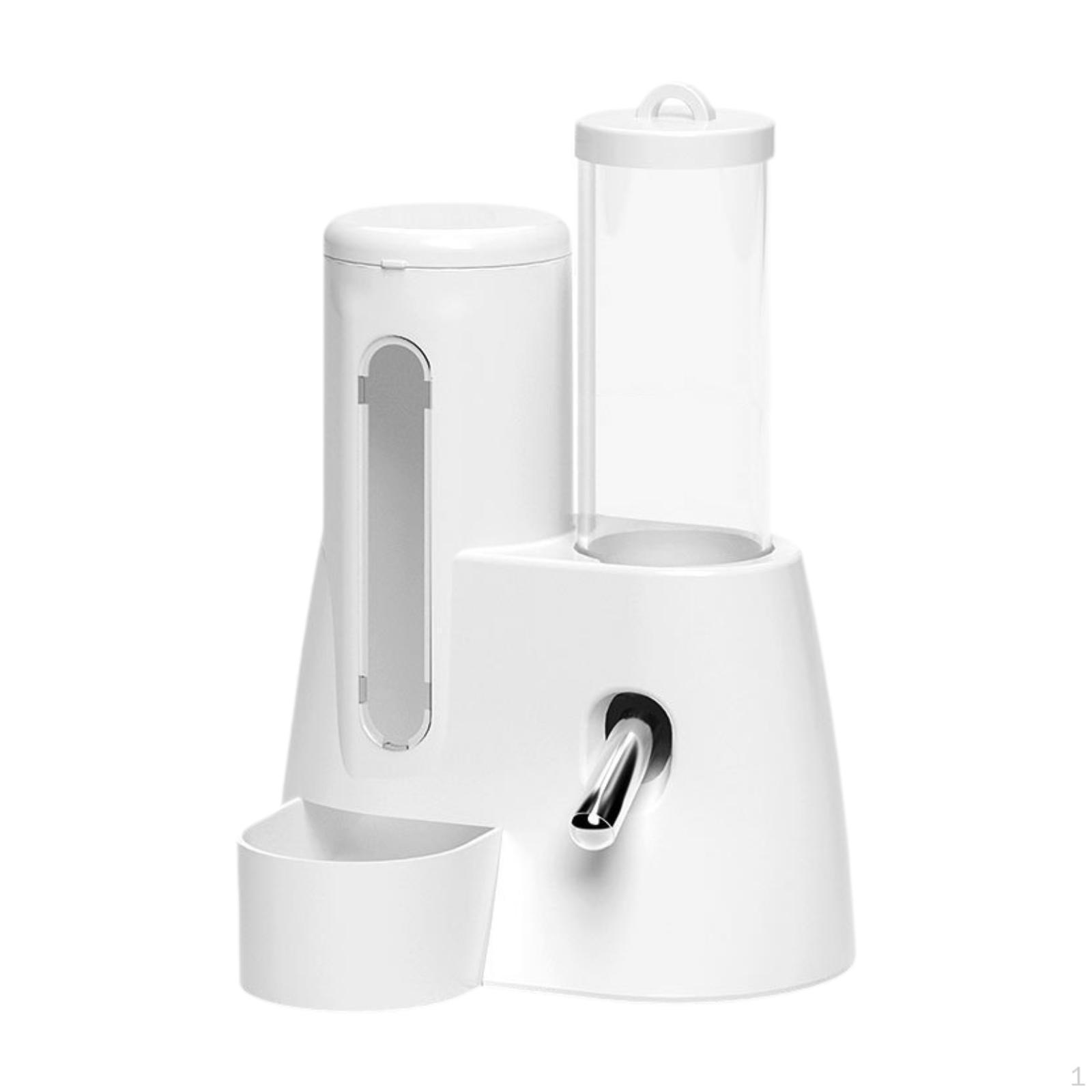 

Автоматическая кормушка для хомяков, автоматический дозатор, бутылка для воды, универсальная прозрачная миска для кормления белый