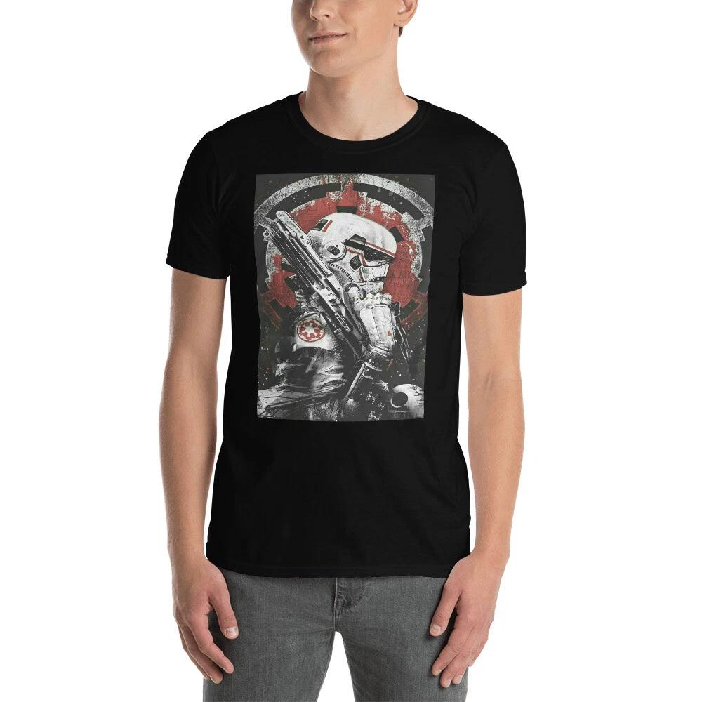 STAR W ACTION MOVIE SCI FI CHARACTER FUN GRAPHIC Short-Sleeve Unisex T-Shirt L