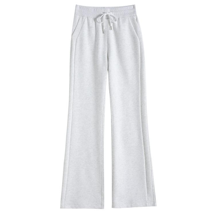 Frühlings-Yoga-Trainingshose Damen Schlaghose Sportlicher Stil Hochtaillierte Hose