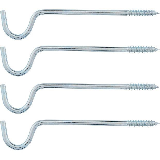 Curtain Rod Support ZZLZX 4PCS 2-1/2 Inch Curtain Single Rod Support Bracket, Curtain Rod Support Bracket, Curtain Rod Holder