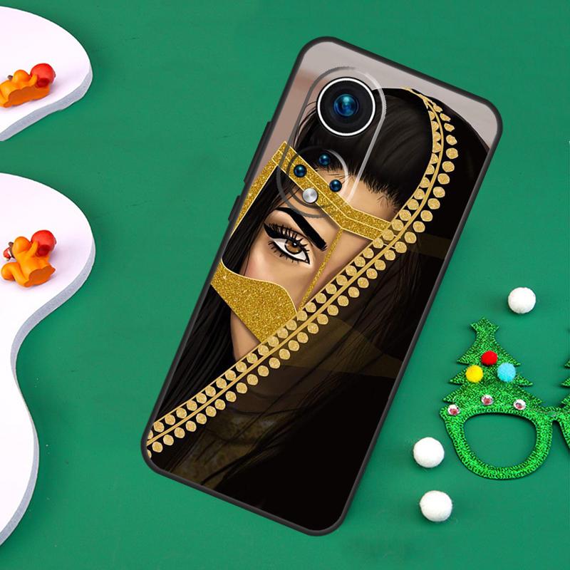 

Hijab Face Muslim Islamic Gril Eyes Case For Honor 200 Pro X9c X9b X9a X8a X8b X7a X6a X8 X9 50 70 90 Magic 5 6 7 Lite Cover Honor Magic5 Lite