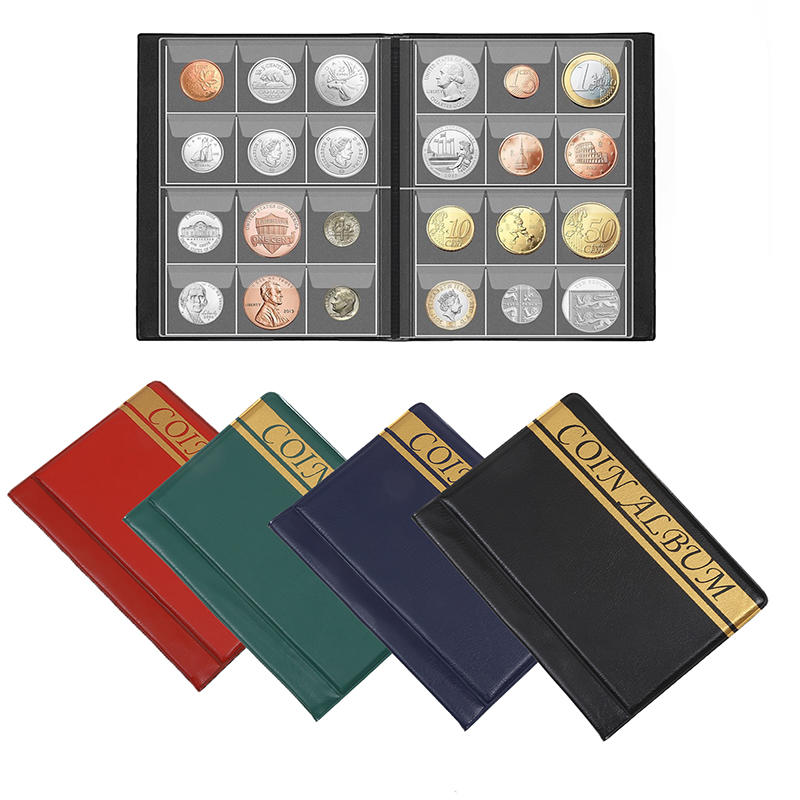 For Collector Home Decor Craft Gift Coin Album Multi-kinetic Collection PVC Coins Book Collectors 120 Grids
