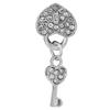 2pcs /Lot 45 Styles Key &Lock Sparkling Beads Charm Pendant Fit Diy Original Bracelets Necklaces For Women Men Jewelry Making