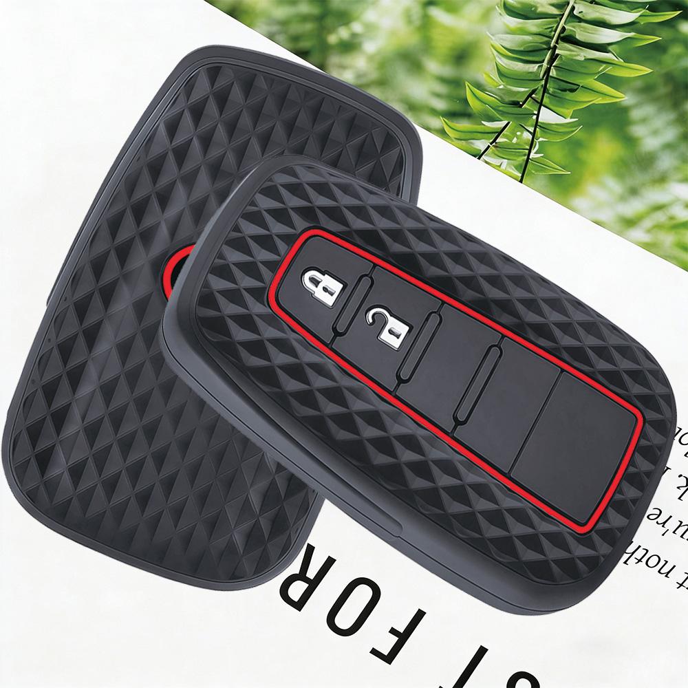 For Toyota Chr Camry Corolla Rav4 Highlander C-Hr Prius Land Cruiser Prado Silicone Remote Car Key Case Cover Shell Accessories