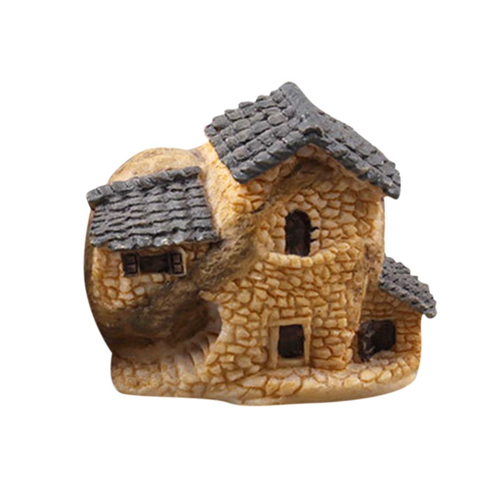 Gardening Creative Micro Small House Villa Resin Decoration
