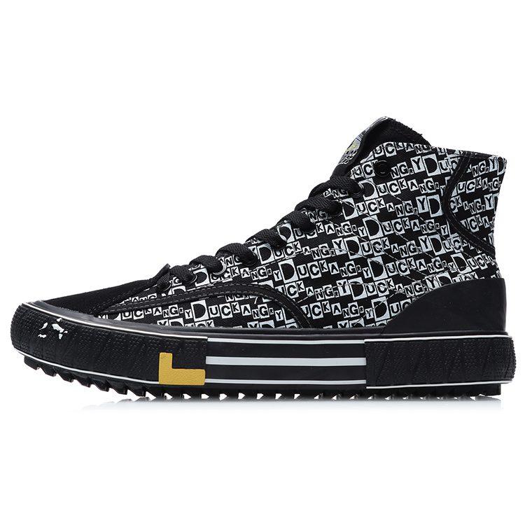 Li Ning Classic Canvas Hi X Disney 'Black White' AGCR179-1