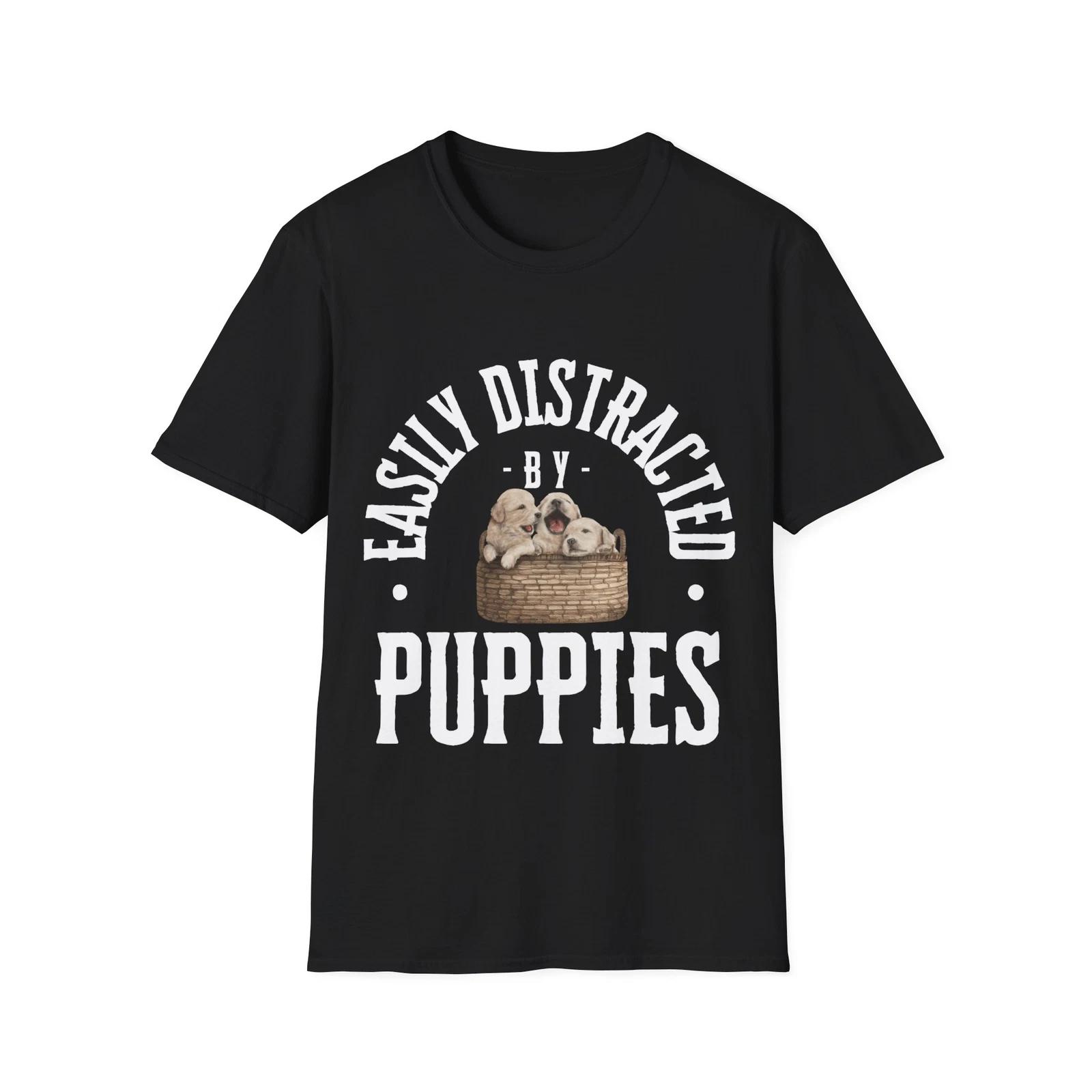 Dog lovers Softstyle T shirt, animal lovers gift idea, puppies, funny tee L