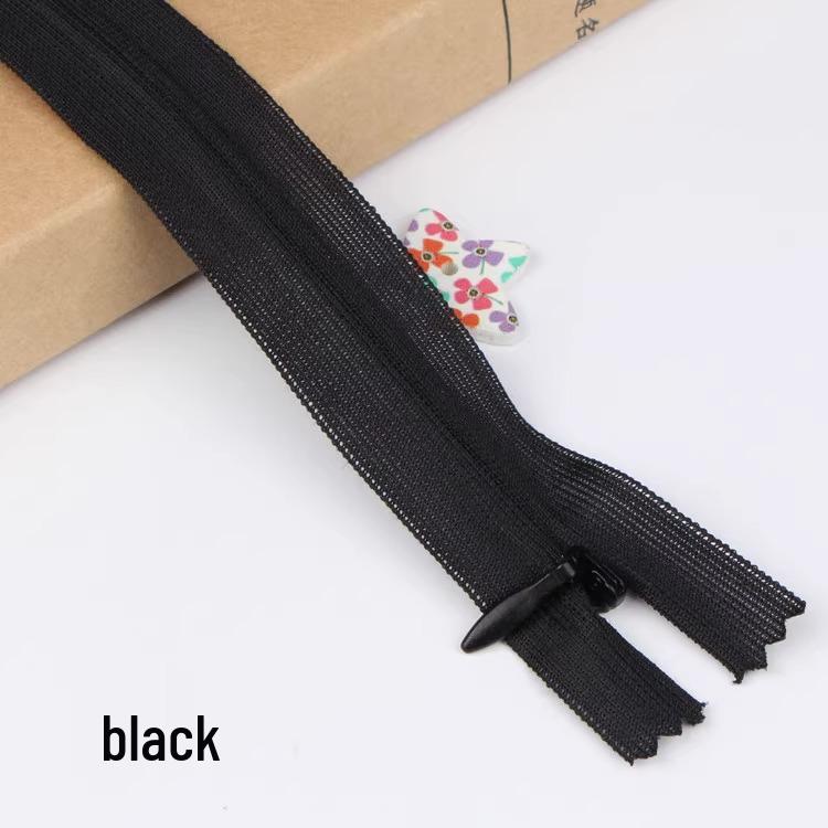 Sanli Unsichtbarer 25cm Kleid- & Kissen-Reißverschluss mit geschlossenem Ende