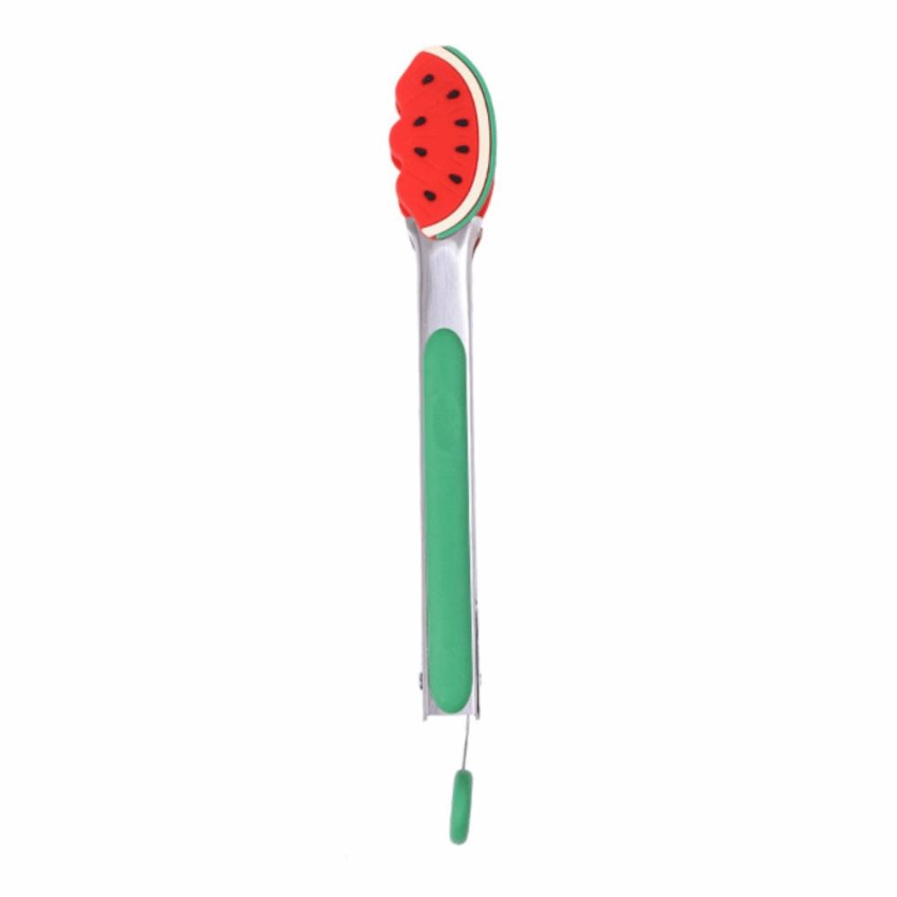 Stainless Steel Bread Clip No-slip Salad Serving Tong Safe Grilling Clip Kitchen зелёный