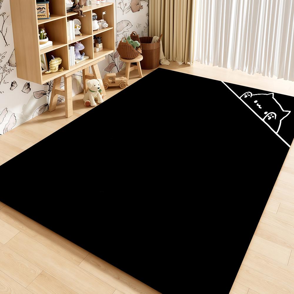 Tappetino Ingresso Camera da Letto Gatto Bagno Pavimento Decorazione Corridoio Tappeto Carino Soggiorno B-Bongo Stanza Kawaii Balcone