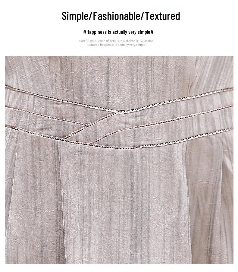 2026 Summer Fashion: Elegant Two-Piece Wide-Leg Pants Set for Middle-Aged and Elderly Women