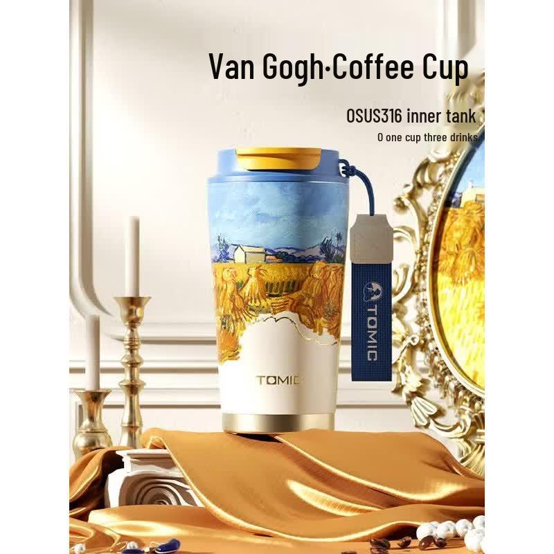 TOMIC Van Gogh Co-branded Stainless Steel Thermos Cup