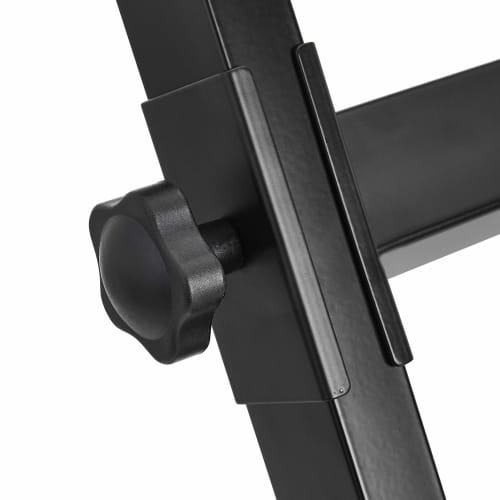 Basic Heavy-Duty Keyboard Digital Piano Stand, Z-Shaped, Black