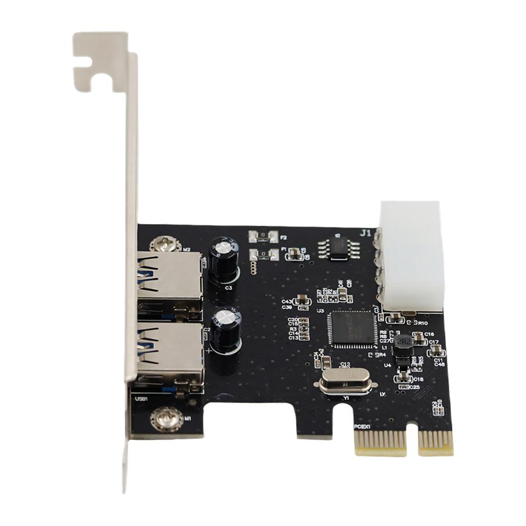 2/4 Port PCIE to USB3.0 Expansion Card USB3.0 2/4 Port PCIE Card Desktop USB3.0 Adapter Controller Adapter for PC
