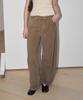108POUND Washed Cord Jean_Brown