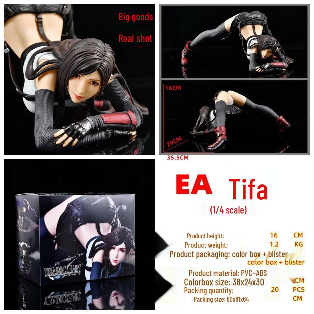 

Final Fantasy Tifa 1/4 Scale Large Anime Figurine Model Ornament Gift