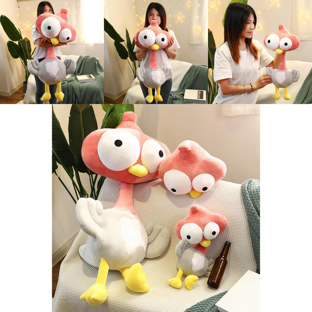 Hilarious Ostrich Plushie With Big Eyes Soft And Cuddly Gift For Kids And Graduates