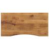 VidaXL Desktop with Curve 110x60x2.5 Cm Solid Raw Mango Wood 370217