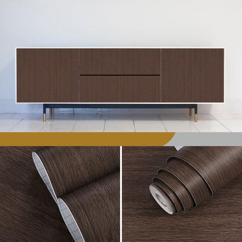 Wasserdichte Tapetenrolle mit Holzmaserung, selbstklebend, Heimdekoration, Kontaktpapier, Türen, Schrank, Schreibtisch, moderne Möbel, Renovierung, dekorativer Aufkleber