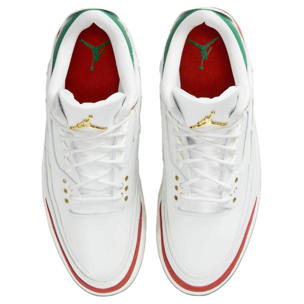 Air Jordan 3 Retro El Vuelo Unisex Sneakers Λευκό Summit-White Μεταλλικό-Χρυσό IO1752-100