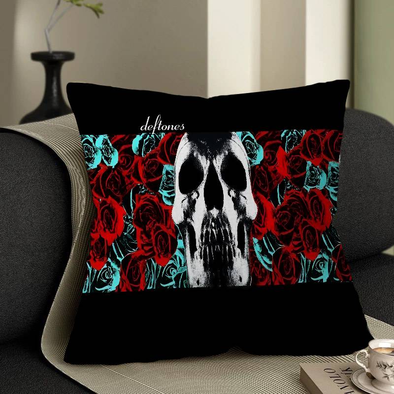D-Deftones Music Album Pillow Cushion Cover Pillowcase Living Room Sofa Home Decor Customized