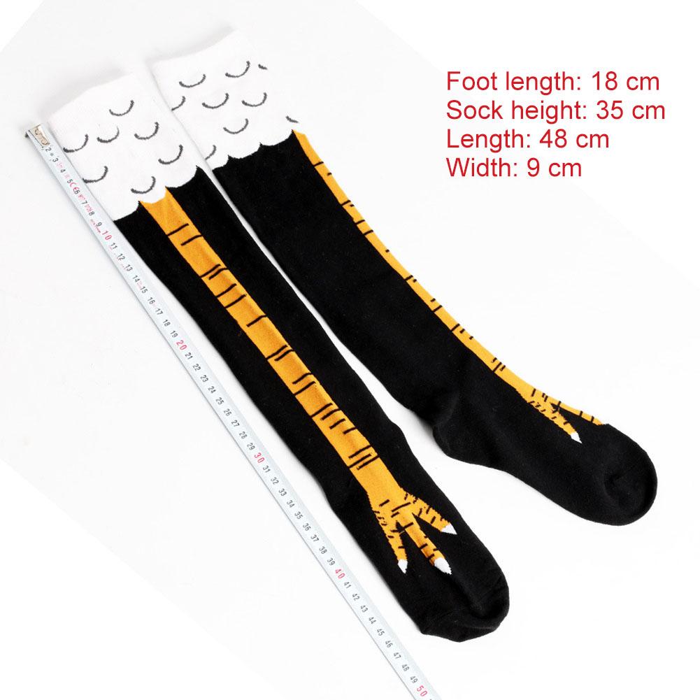 Chicken Legs Knee High Socks Cartoon Animal Novelty Stockings Funny Socks