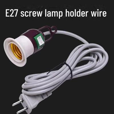E27 LED Energy-Saving Bulb with Hanging Lamp Holder & Switch Socket