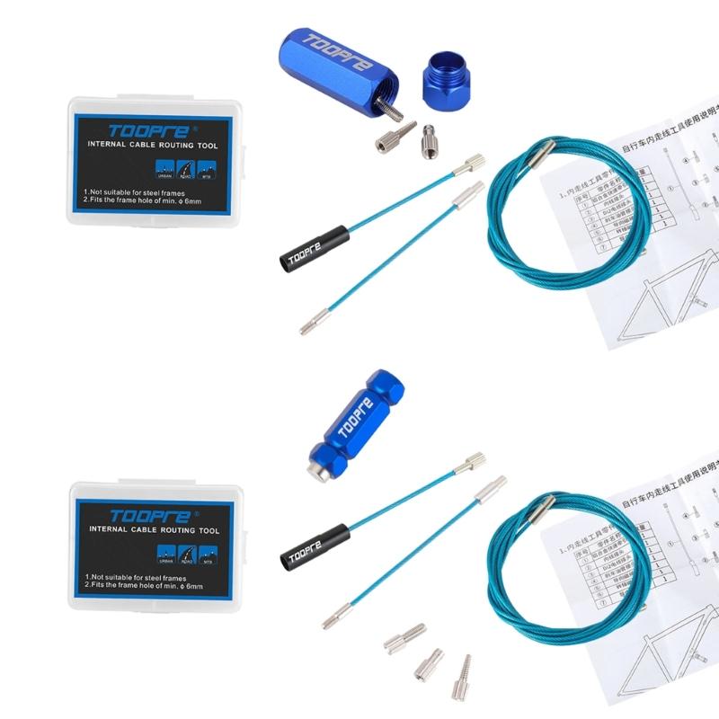 Bicycles Internal Cable Routing Tool Kit Brake Cable Shift Cable Hydraulic Inner Wire Cable Install Guide for Bike Frame