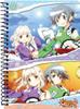 Hidamari Sketch X Honeycomb A6 Ring Notebook Nori Nazuna &