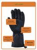 Cross-Border Winter Electric Heated Cycling and Ski Gloves with Touchscreen Capability