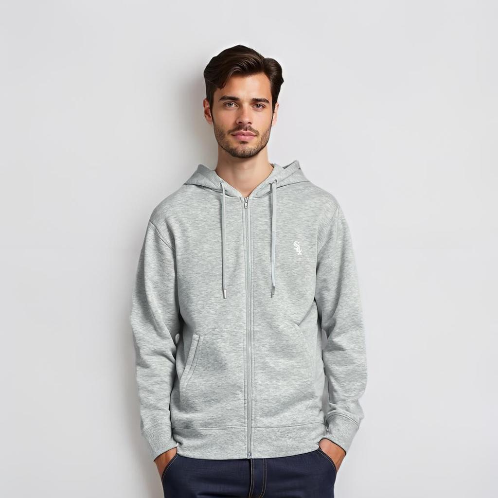 New MLB SS24 Sweatshirt Unisex Gray 3ATRB0141-44MGS